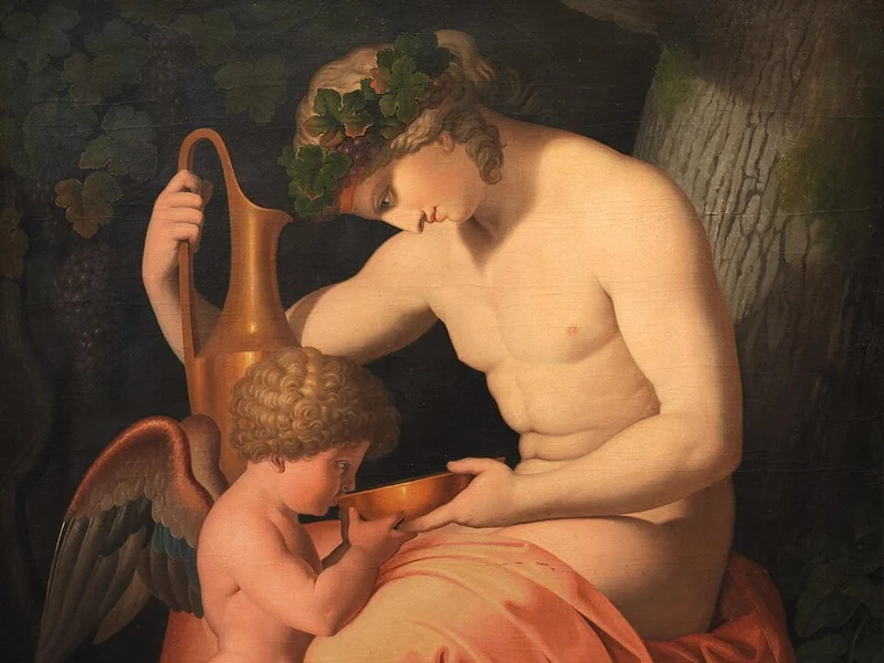 1754-Asmus Jacob Carstens - Bacco e Cupido - Galleria Nazionale della Danimarca